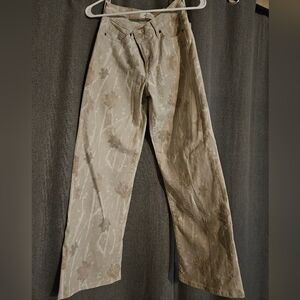 Hidden Women's Cream Flare Jeans